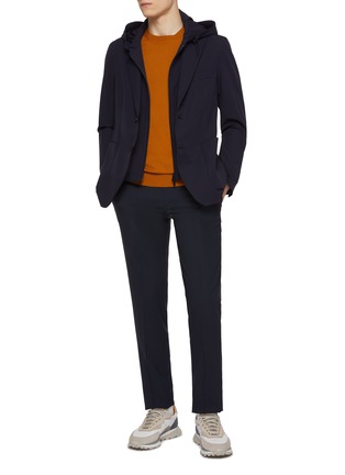 Figure View - Click To Enlarge - PT TORINO - Garment Dyed Superlight Wool Pants