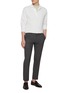 Figure View - Click To Enlarge - PT TORINO - Garment Dyed Superlight Wool Pants