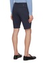 Back View - Click To Enlarge - PT TORINO - Techno Stretch Bermuda Cotton Shorts