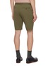 Back View - Click To Enlarge - PT TORINO - Techno Stretch Bermuda Cotton Shorts