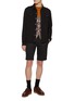 Figure View - Click To Enlarge - PT TORINO - Techno Stretch Bermuda Cotton Shorts