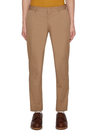 Main View - Click To Enlarge - PT TORINO - Techno Stretch Twill Tapered Cotton Pants