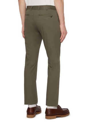 Back View - Click To Enlarge - PT TORINO - Techno Stretch Twill Tapered Cotton Pants