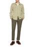 Figure View - Click To Enlarge - PT TORINO - Techno Stretch Twill Tapered Cotton Pants