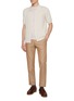 Figure View - Click To Enlarge - PT TORINO - Slim Cotton Silk Pants