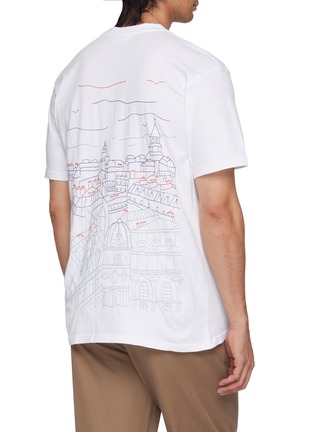 Back View - Click To Enlarge - MAISON LABICHE - Room With The VIbe Patureau Cotton T-Shirt
