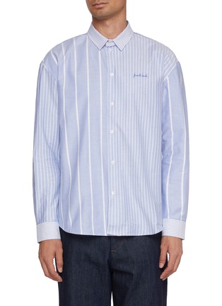 Main View - Click To Enlarge - MAISON LABICHE - French Touch Breteuil Cotton Shirt