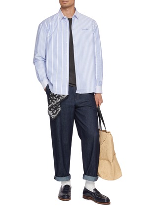 Figure View - Click To Enlarge - MAISON LABICHE - French Touch Breteuil Cotton Shirt