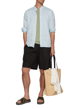 Figure View - Click To Enlarge - MAISON LABICHE - Out Of Office Poitou Cotton T-Shirt