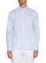 Main View - Click To Enlarge - MAISON LABICHE - La Malesherbes Out Of Office Embroidered Cotton Shirt