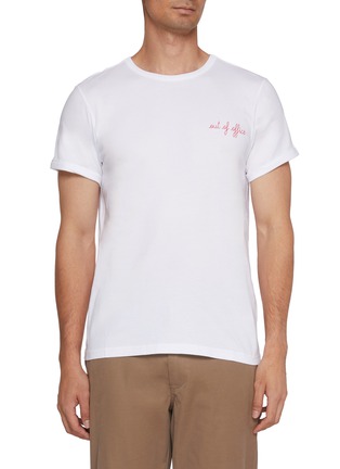 Main View - Click To Enlarge - MAISON LABICHE - Out Of Office Poitou Cotton T-Shirt