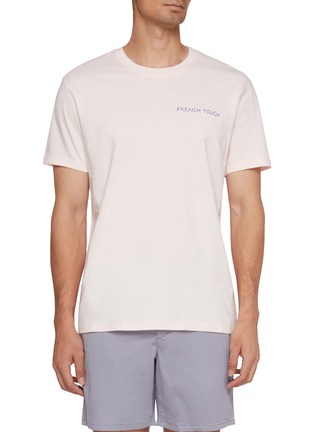 Main View - Click To Enlarge - MAISON LABICHE - Popincourt French Touch Cotton T-shirt