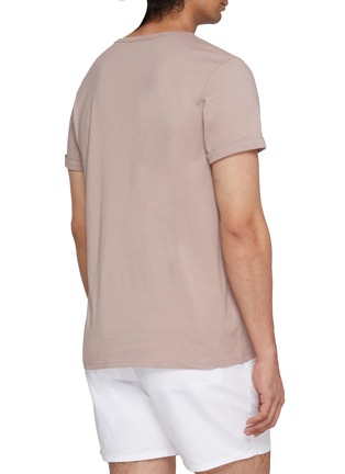 Back View - Click To Enlarge - MAISON LABICHE - Le Poitou Patch Cotton T-shirt
