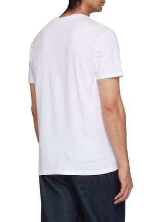 Back View - Click To Enlarge - MAISON LABICHE - Paris Pigeon Popincourt Cotton T-Shirt