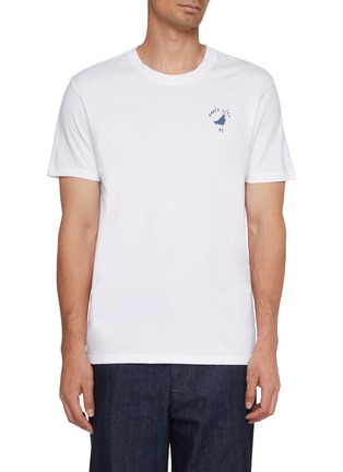 Main View - Click To Enlarge - MAISON LABICHE - Paris Pigeon Popincourt Cotton T-Shirt