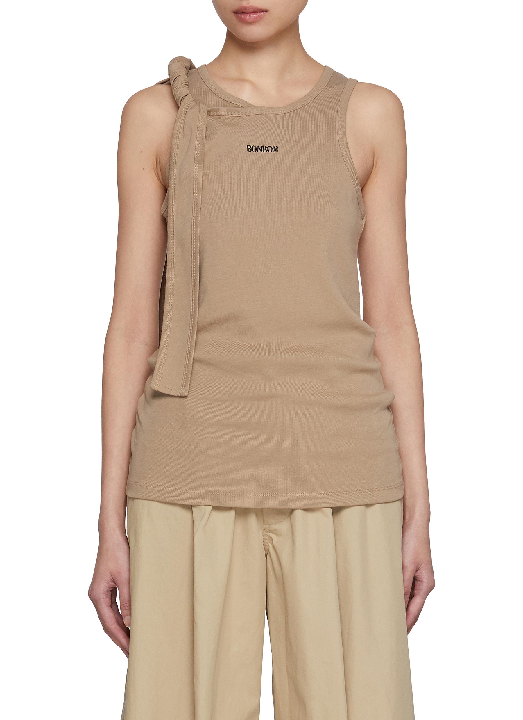 トップス enof sheer cotton flip top brown TOPS｜ENOF(イナフ)公式通販
