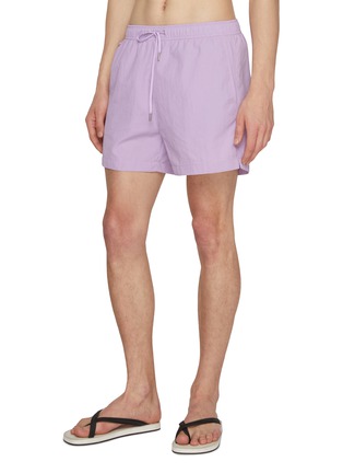 Figure View - Click To Enlarge - CDLP - Elasticated Drawstring Waistband Swim Trunks