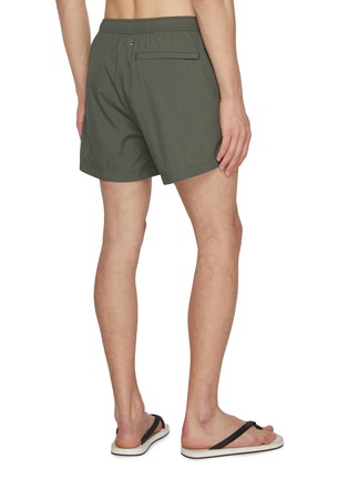 Back View - Click To Enlarge - CDLP - Elasticated Drawstring Waistband Swim Trunks