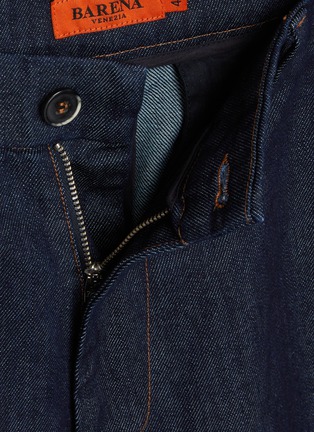  - BARENA - Canasta Geco Denim Suit Pants