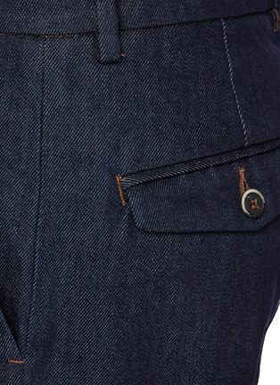  - BARENA - Canasta Geco Denim Suit Pants