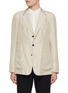 Main View - Click To Enlarge - BARENA - Single Breasted Silk Blazer