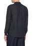 Back View - Click To Enlarge - BARENA - Pavan Cotton Linen Shirt