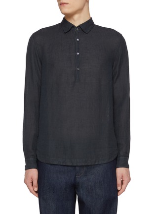 Main View - Click To Enlarge - BARENA - Pavan Cotton Linen Shirt