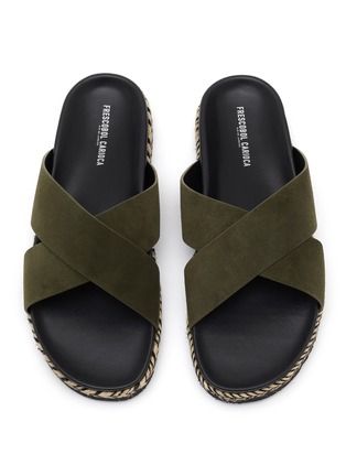 Detail View - Click To Enlarge - FRESCOBOL CARIOCA - Breno Suede Espadrille Sandals