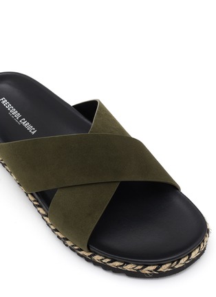 Detail View - Click To Enlarge - FRESCOBOL CARIOCA - Breno Suede Espadrille Sandals