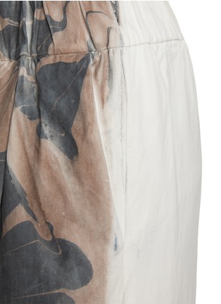  - DRIES VAN NOTEN - Plato Two-Toned Floral Print Cotton Shorts