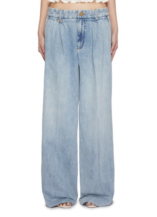 Main View - Click To Enlarge - ZIMMERMANN - Illuminate Light Wash Jeans