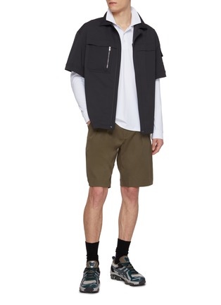 Figure View - Click To Enlarge - MANORS - Greenskeeper Double Pleated Shorts