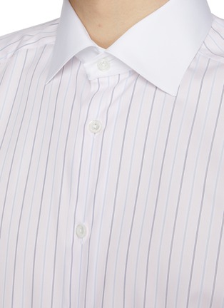  - ETON  - Striped Cutaway Collar Slim Cotton Shirt