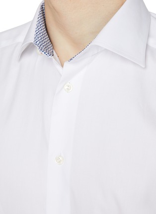  - ETON  - Geometric Cutaway Collar Slim Cotton Shirt