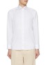 Main View - Click To Enlarge - ETON  - Geometric Cutaway Collar Slim Cotton Shirt