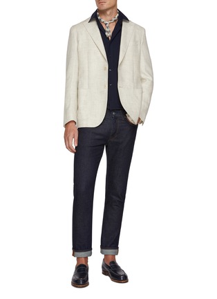 Figure View - Click To Enlarge - ETON  - Cutaway Collar Four Way Stretch Shirt
