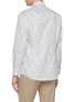 Back View - Click To Enlarge - ETON  - Floral Wide Spread Collar Slim Cotton Linen Shirt