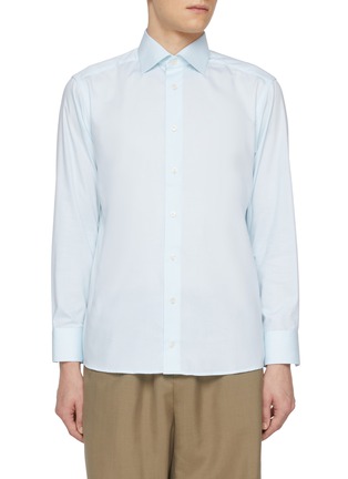 Main View - Click To Enlarge - ETON  - Cutaway Collar Slim Shirt