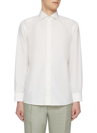 Main View - Click To Enlarge - ETON  - Cutaway Collar Slim Shirt