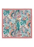Figure View - Click To Enlarge - ETON  - Floral Print Silk Pocket Square
