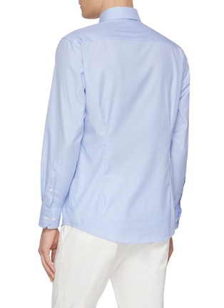 Back View - Click To Enlarge - ETON  - Cutaway Collar Slim Cotton Shirt