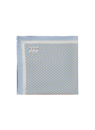 Main View - Click To Enlarge - ETON  - Parrot Print Silk Pocket Square