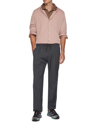 Figure View - Click To Enlarge - ETON  - Cutaway Collar Four Way Stretch Shirt