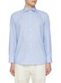 Main View - Click To Enlarge - ETON  - Cutaway Collar Slim Cotton Silk Shirt