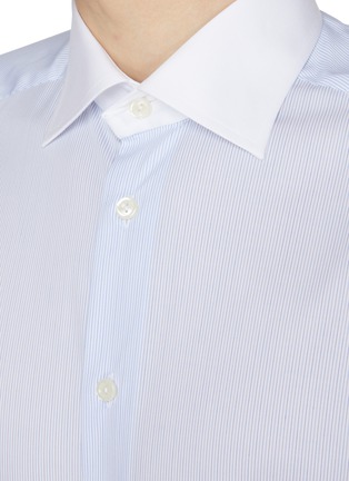  - ETON  - Fine Stripe Cutaway Collar Slim Cotton Shirt