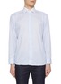 Main View - Click To Enlarge - ETON  - Fine Stripe Cutaway Collar Slim Cotton Shirt
