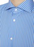  - ETON  - Striped Cutaway Collar Slim Cotton Silk Shirt