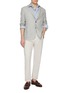 Figure View - Click To Enlarge - ETON  - Micro Cutaway Collar Slim Cotton Shirt