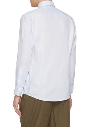 Back View - Click To Enlarge - ETON  - Cutaway Collar Slim Cotton Shirt