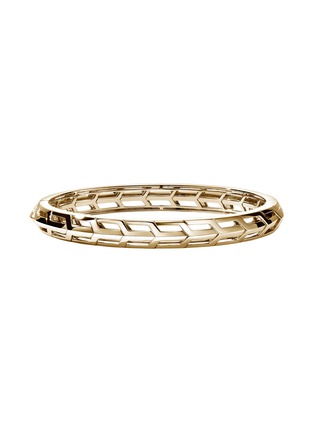 Detail View - Click To Enlarge - JOHN HARDY - Icon 50 Diamond 14K Gold Bangle — Size S